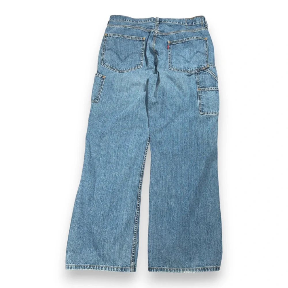Vintage Levis Jeans Mens 34x30 Blue Carpenter Loose Straight Baggy Denim Y2K
